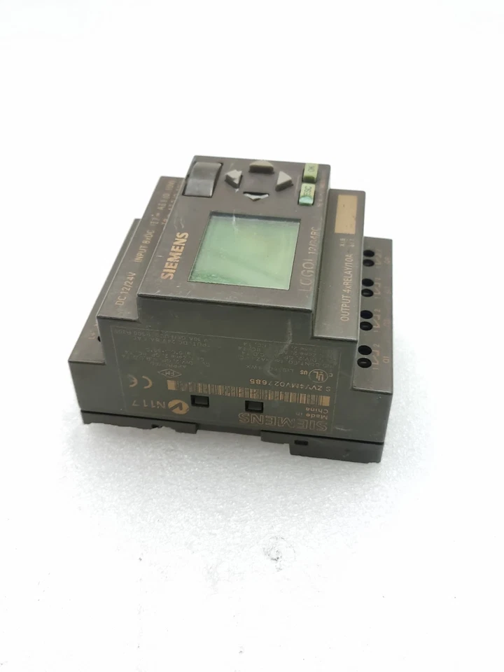 Used Siemens 6ED1052-1MD00-0BA5 12/24Vdc Logo Plc 6ED10521MD000BA5 12/24RC